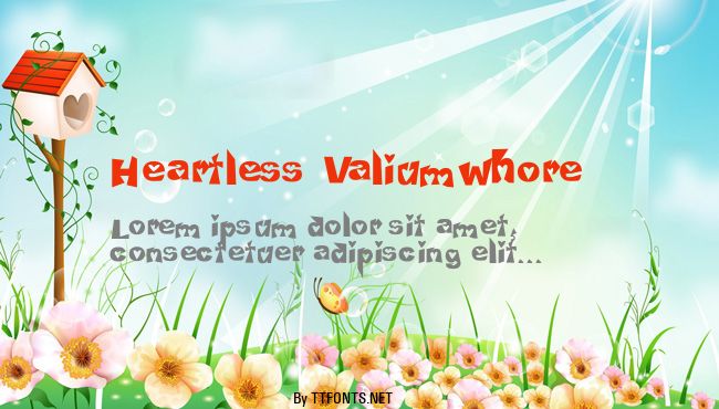 Heartless Valiumwhore example