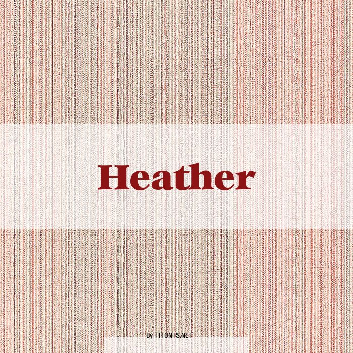 Heather example