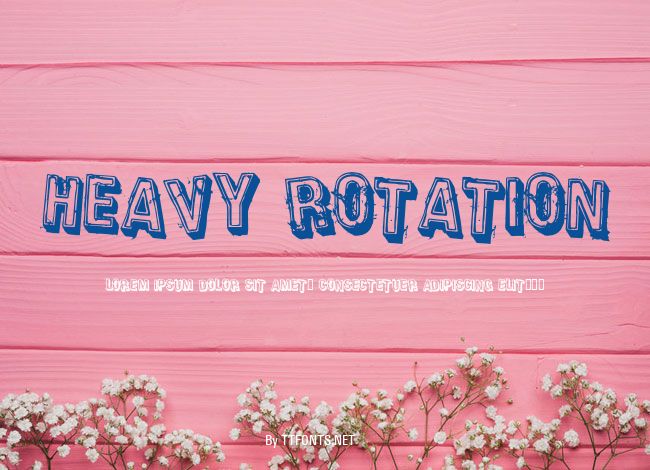 Heavy Rotation example