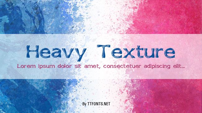 Heavy Texture example