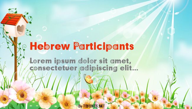 Hebrew Participants example
