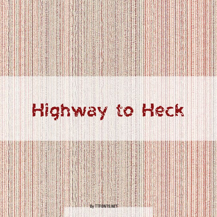 Highway to Heck example