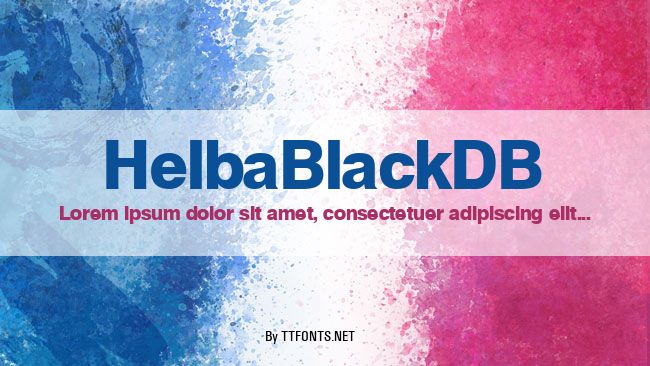HelbaBlackDB example
