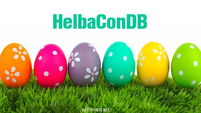 HelbaConDB example