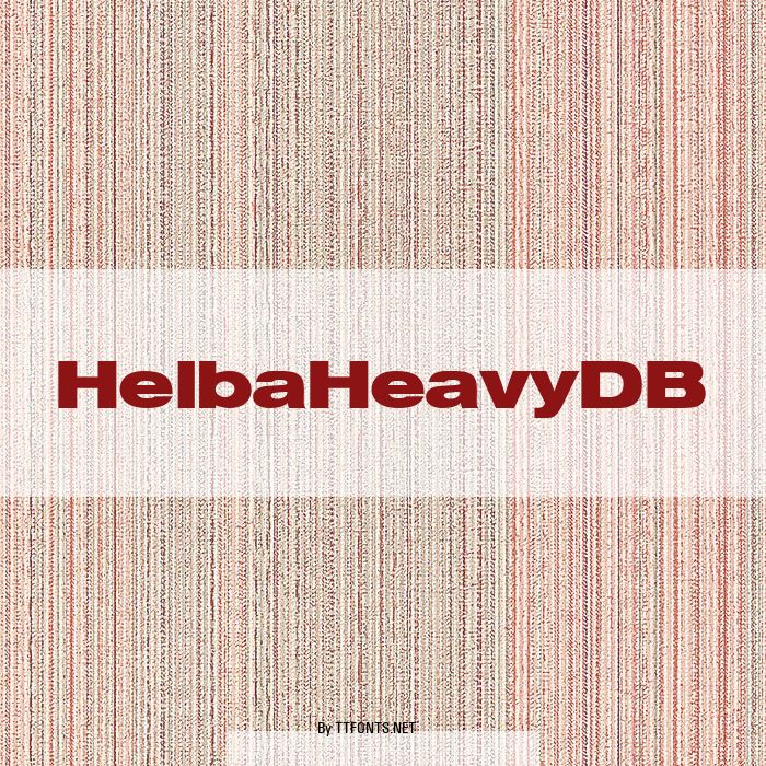 HelbaHeavyDB example