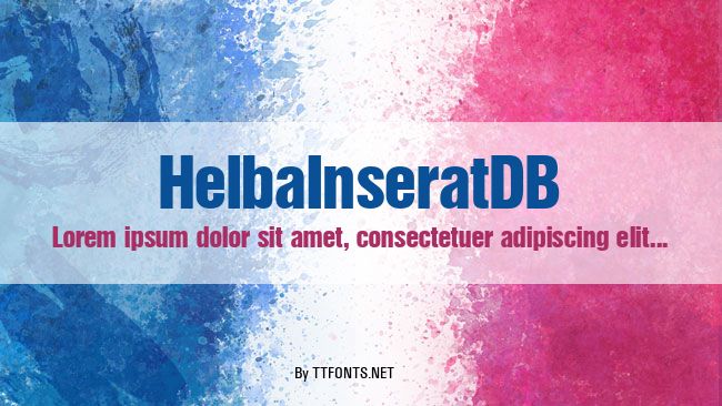 HelbaInseratDB example