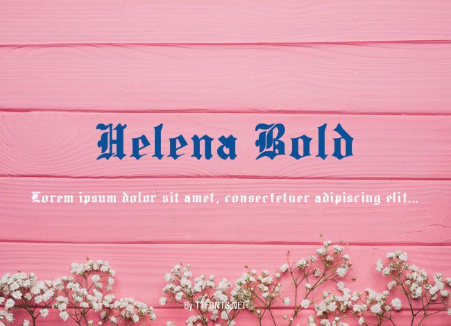 Helena Bold example