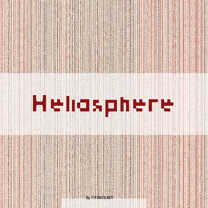 Heliosphere example