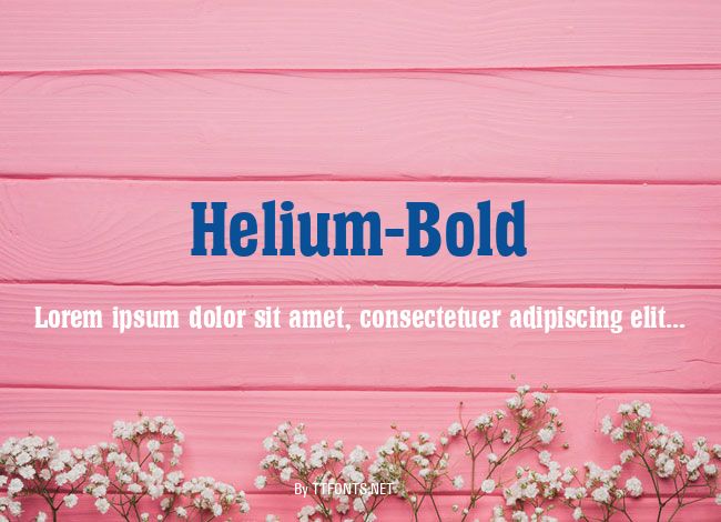 Helium-Bold example