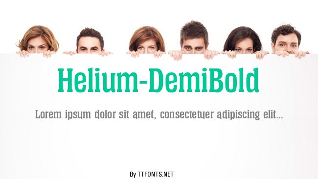 Helium-DemiBold example