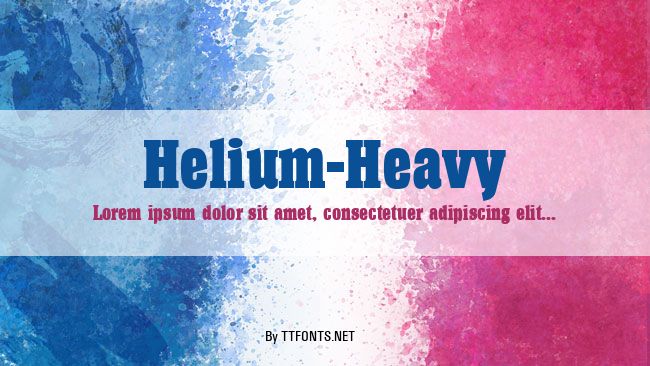 Helium-Heavy example