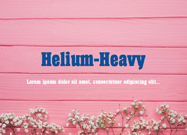 Helium-Heavy example