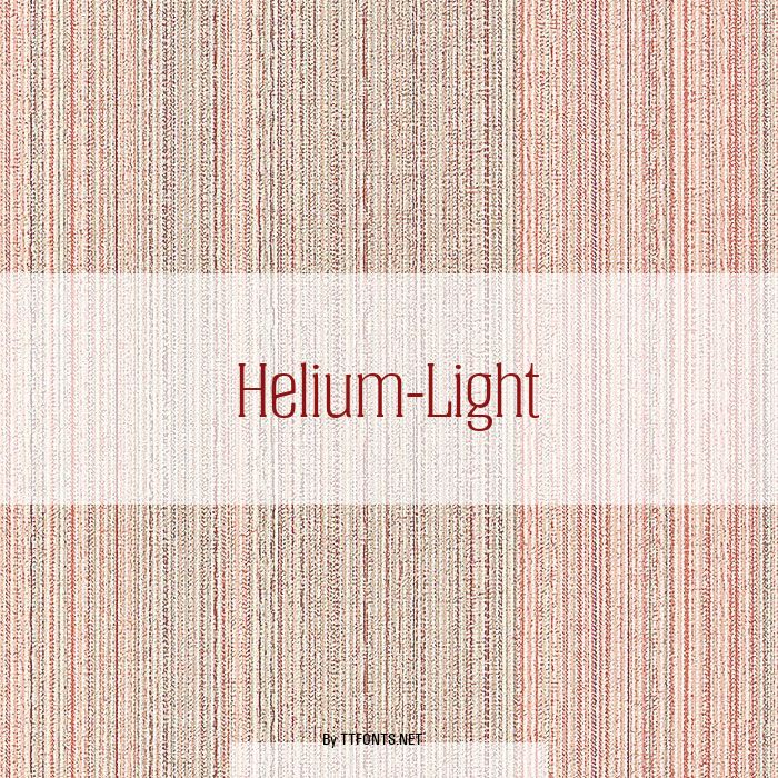 Helium-Light example