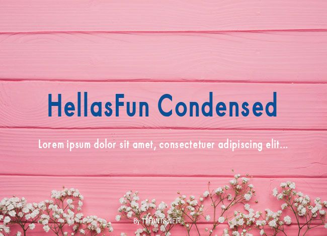 HellasFun Condensed example