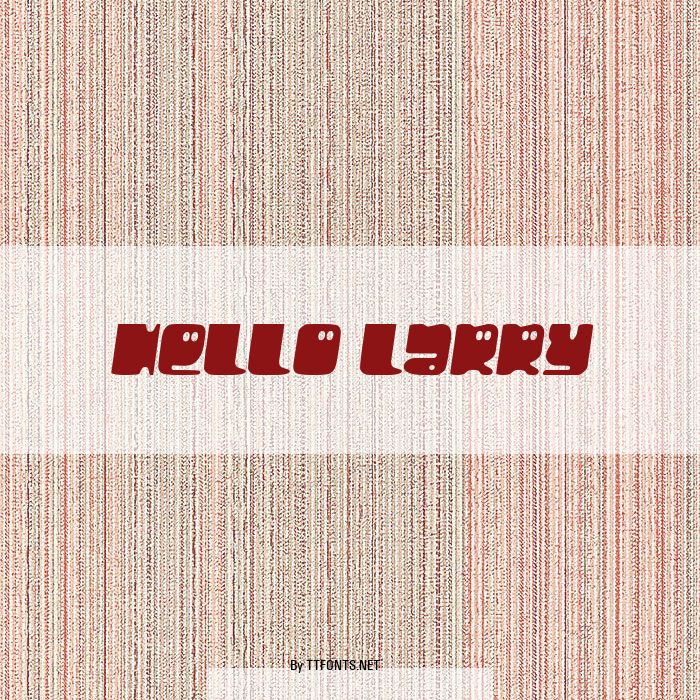 Hello Larry example