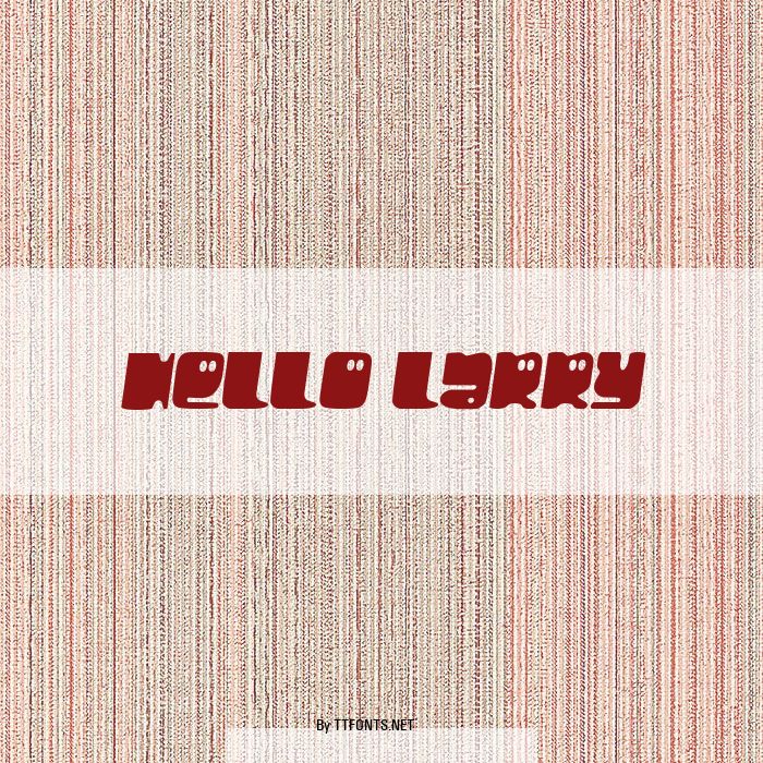 Hello Larry example