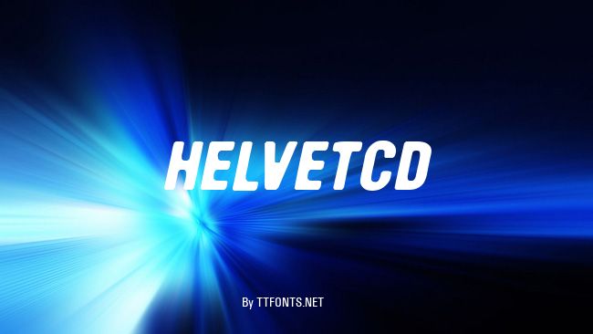 HELVETCD example