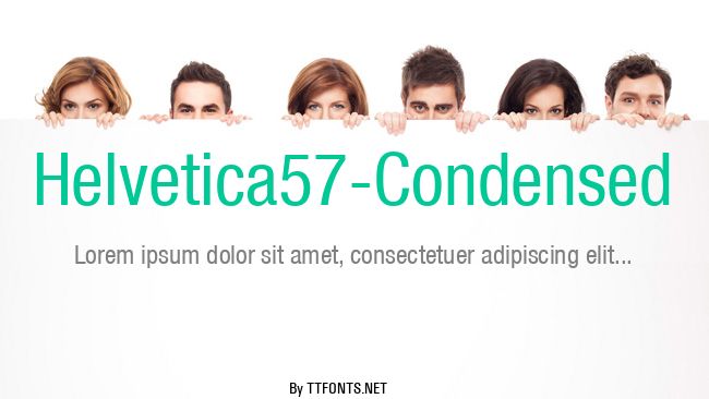Helvetica57-Condensed example