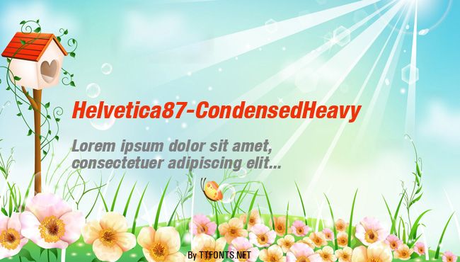Helvetica87-CondensedHeavy example