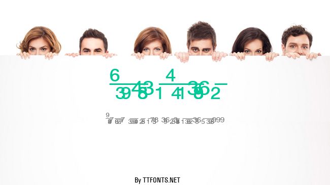HelveticaFractions example