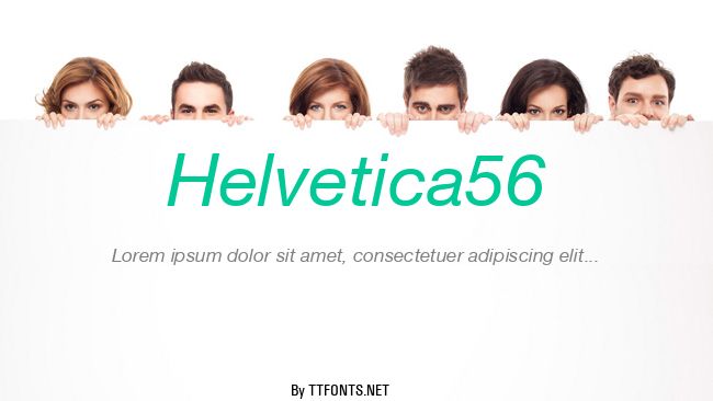 Helvetica56 example