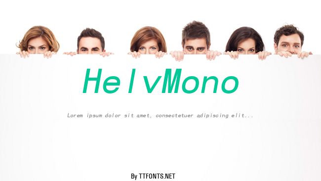HelvMono example