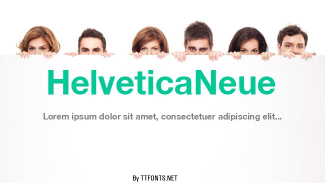 HelveticaNeue example