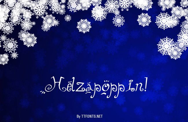 Helzapoppin! example