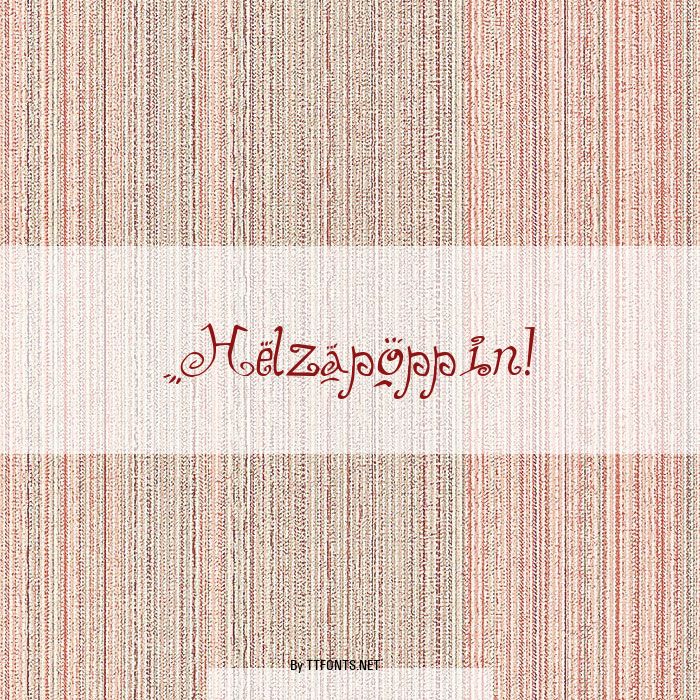Helzapoppin! example