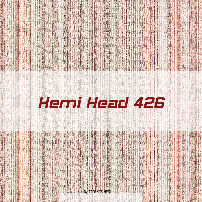 Hemi Head 426 example
