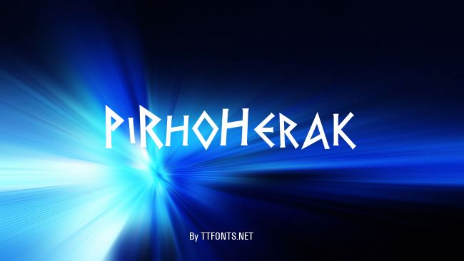 PiRhoHerak example