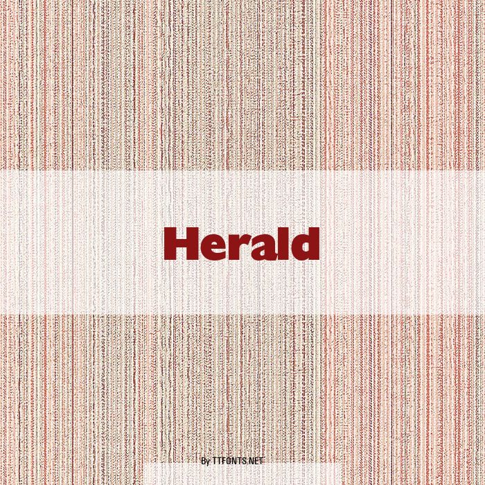 Herald example