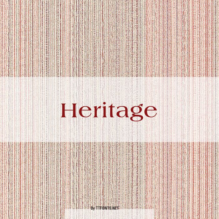 Heritage example