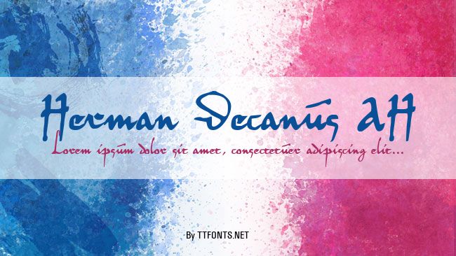 Herman Decanus AH example