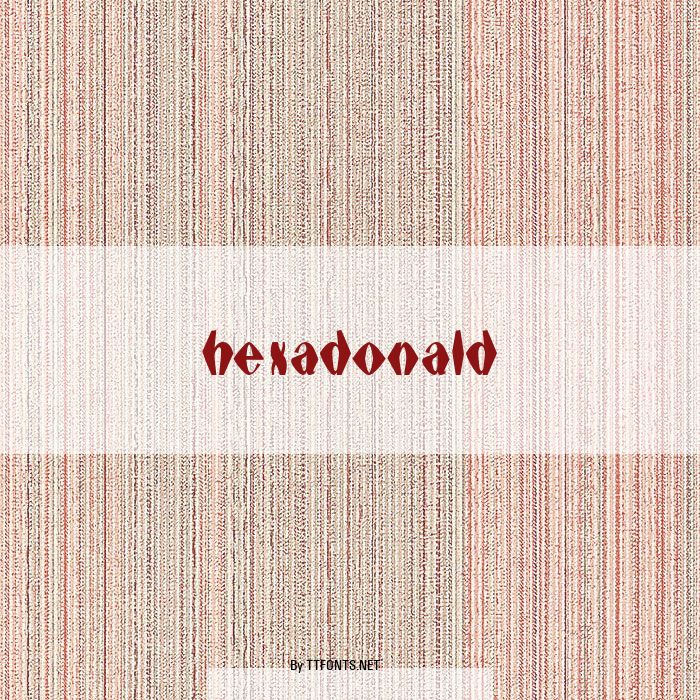 hexadonald example