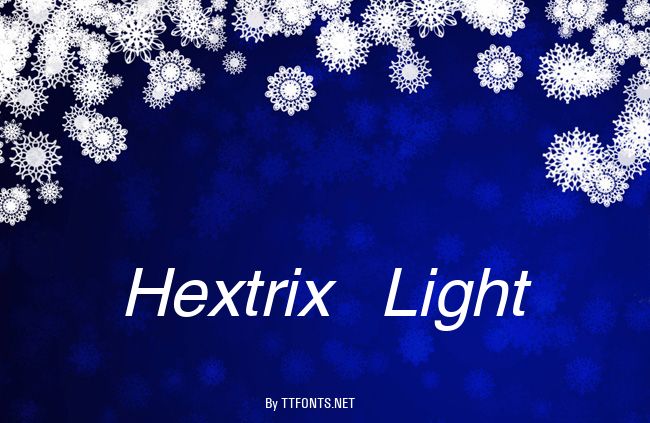Hextrix Light example