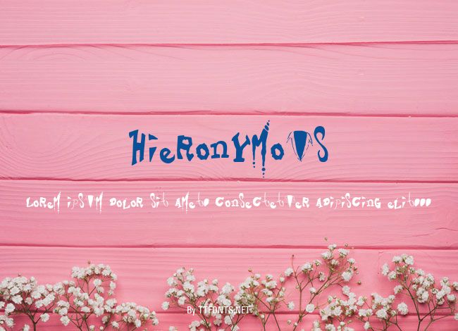 Hieronymous example