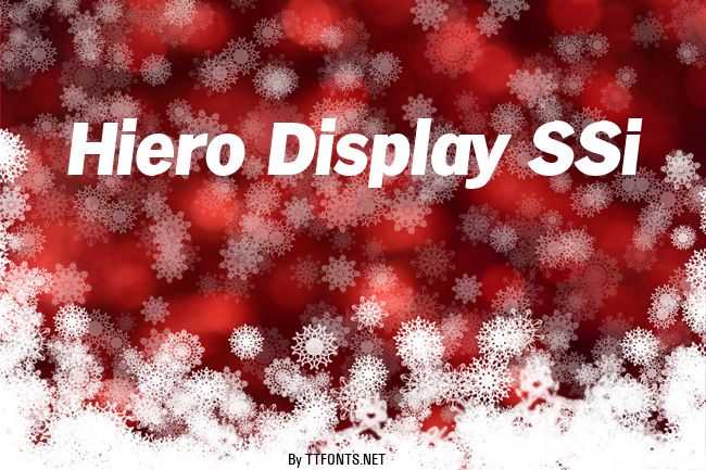 Hiero Display SSi example