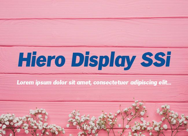 Hiero Display SSi example