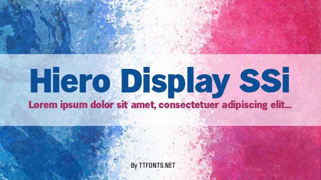 Hiero Display SSi example