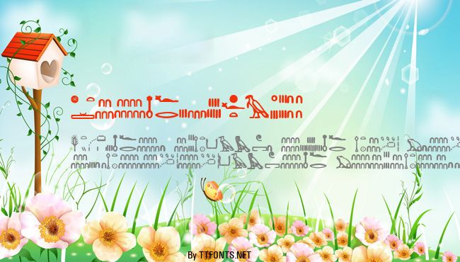 Hieroglyph example