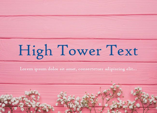 High Tower Text example