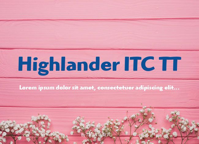 Highlander ITC TT example