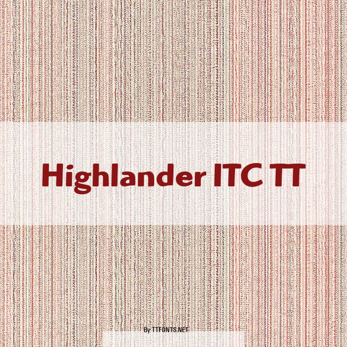 Highlander ITC TT example