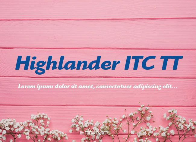 Highlander ITC TT example