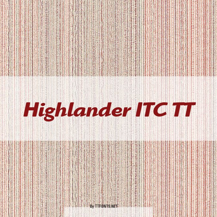 Highlander ITC TT example