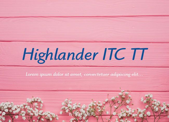 Highlander ITC TT example
