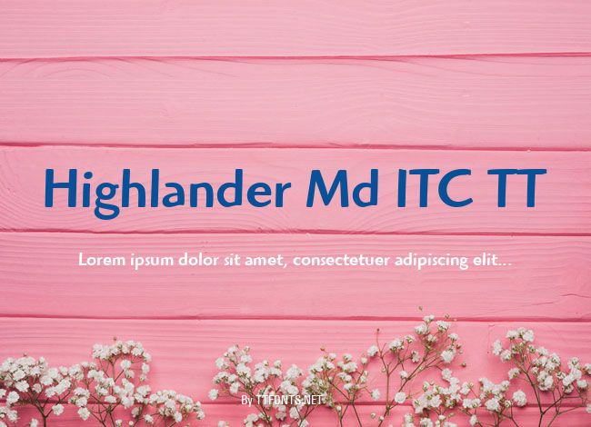 Highlander Md ITC TT example