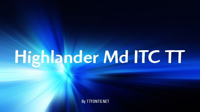 Highlander Md ITC TT example