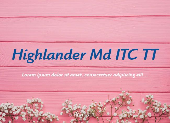 Highlander Md ITC TT example